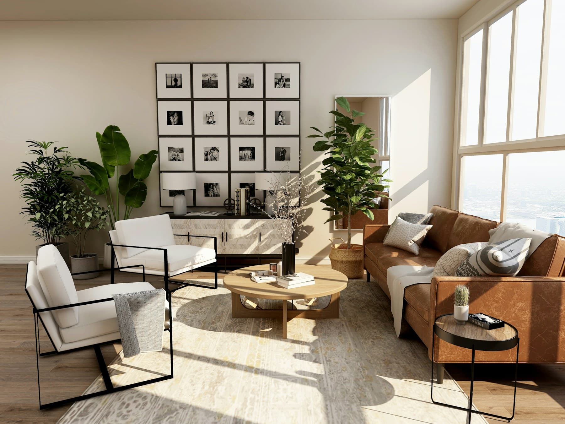 Illustrative residential living space